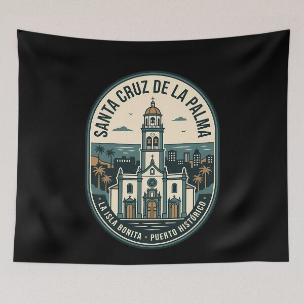 Item preview, Santa Cruz de la Palma Vintage Travel Emblem designed and sold by k3rstman1.