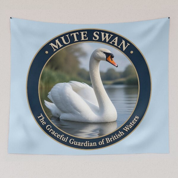 Item preview, MUTE SWAN  – The Graceful Guardian of British Waters designed and sold by The Digital Compass.