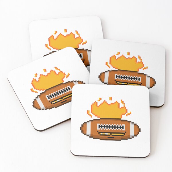 Item preview, Cool Flaming Football with Sunglasses designed and sold by RetroRlx.