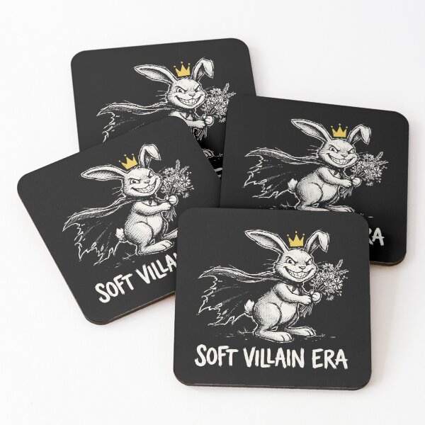 Item preview, Soft Villain Era Bunny Cape Crown Grunge Dark Humor Art designed and sold by cabana.space.