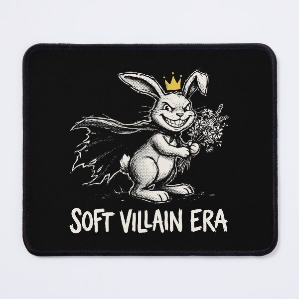 Item preview, Soft Villain Era Bunny Cape Crown Grunge Dark Humor Art designed and sold by cabana.space.