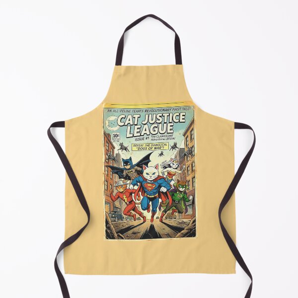 Item preview, Cat Justice League designed and sold by Cathedral of Curiosity.