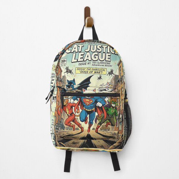 Item preview, Cat Justice League designed and sold by Cathedral of Curiosity.