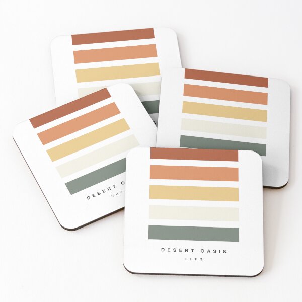 Item preview, ‘Desert Oasis’ Classic Hue Palette designed and sold by The Colourful Game.