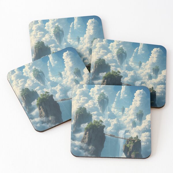 Item preview, Floating Sky Islands Fantasy Cloud Realm designed and sold by StudioForge.