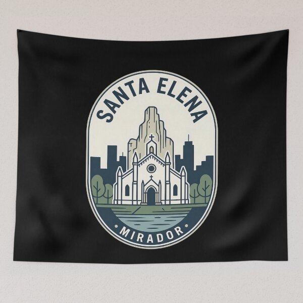 Item preview, Santa Elena Cathedral Vintage Travel Emblem Badge designed and sold by k3rstman1.