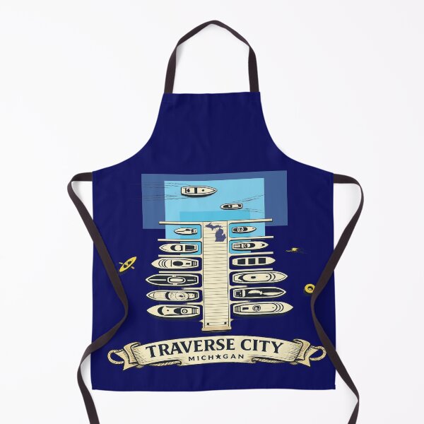 Item preview, Traverse City Marina | Northern Michigan Waterfront designed and sold by FreshWaterWares.