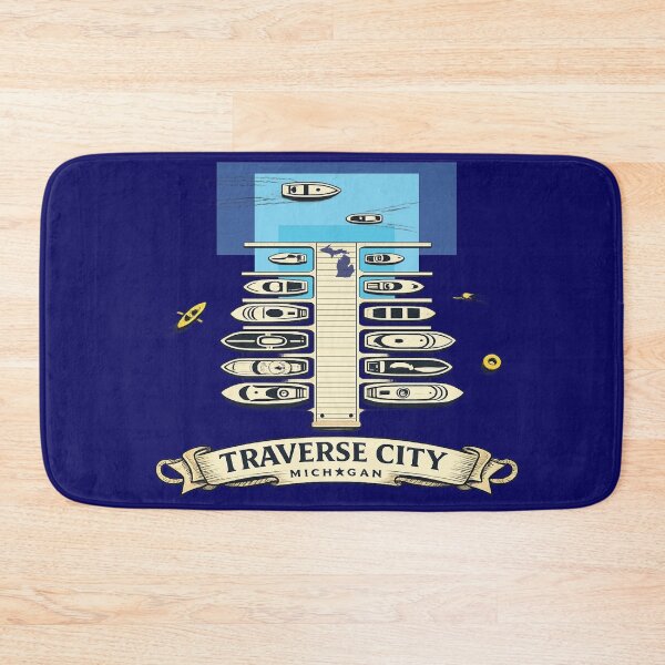 Item preview, Traverse City Marina | Northern Michigan Waterfront designed and sold by FreshWaterWares.