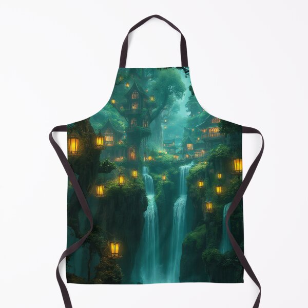 Item preview, Glowing Elven Treetop City Enchanted Forest designed and sold by StudioForge.