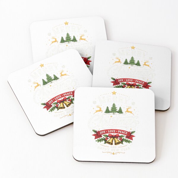 Item preview, Merry Christmas & Happy New Year – Festive Reindeer, Bells and Christmas Tree Design designed and sold by DealNest.