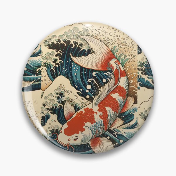 Item preview, Japanese Koi Fish designed and sold by shopnojams.