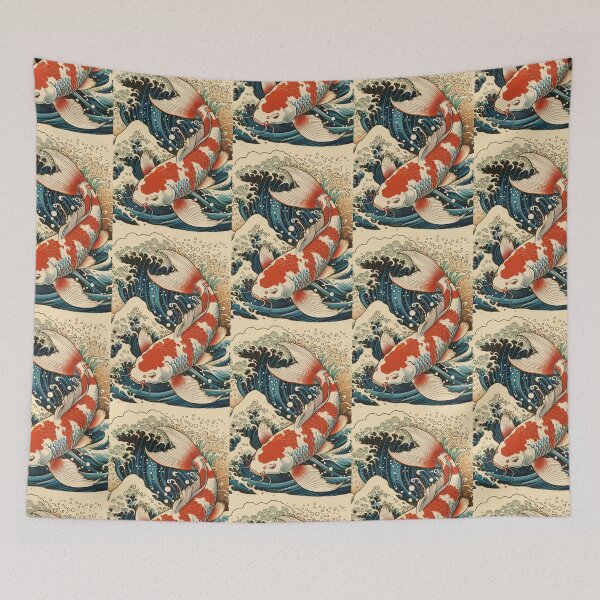 Item preview, Japanese Koi Fish designed and sold by shopnojams.