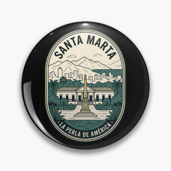 Item preview, Santa Marta Colombia Vintage Travel Emblem designed and sold by k3rstman1.