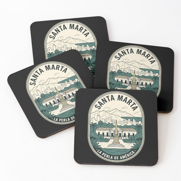 Item preview, Santa Marta Colombia Vintage Travel Emblem designed and sold by k3rstman1.
