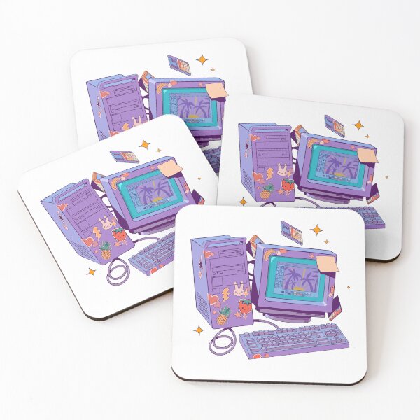 Item preview, Cute Retro 90s Desktop PC designed and sold by RiderSpoon.