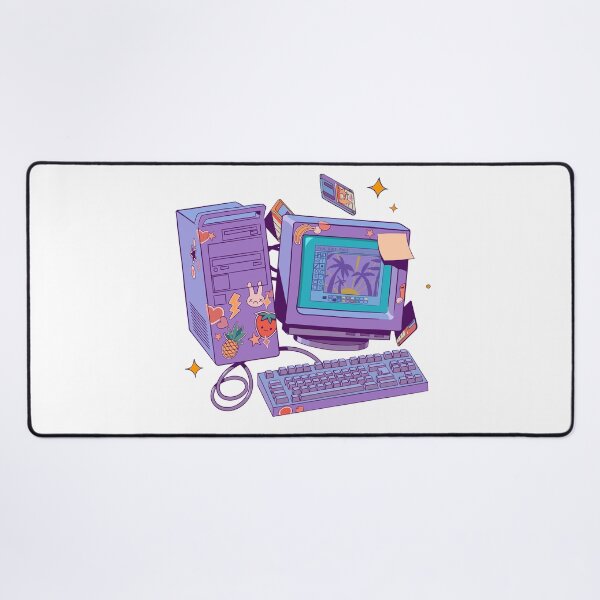 Item preview, Cute Retro 90s Desktop PC designed and sold by RiderSpoon.