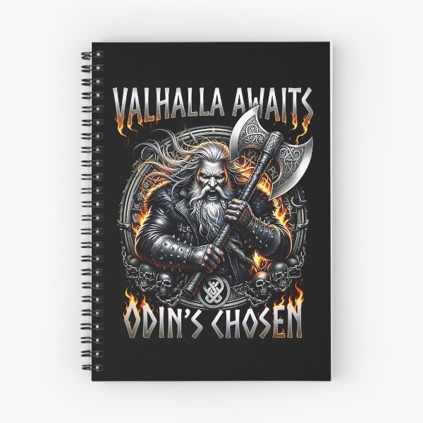Item preview, Fierce Viking Warrior Odin Valhalla Norse Axe Design designed and sold by DeimosArtIntl.