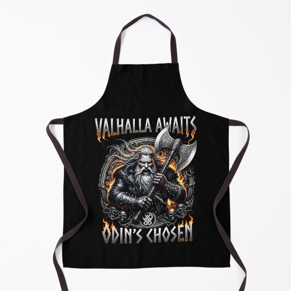 Item preview, Fierce Viking Warrior Odin Valhalla Norse Axe Design designed and sold by DeimosArtIntl.