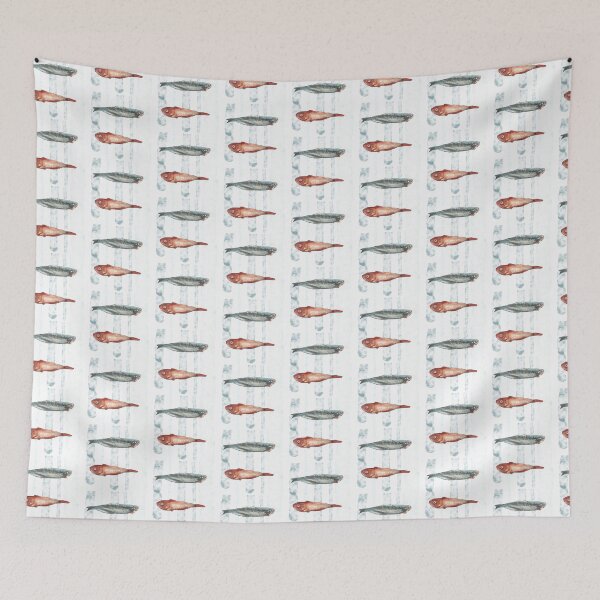 Item preview, Fish line designed and sold by Ginger Tea Studio.