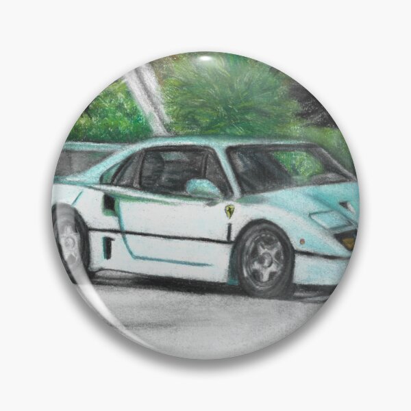 Item preview, 1991 Ferrari F40 "Minty Forty" designed and sold by brittsartvibes.