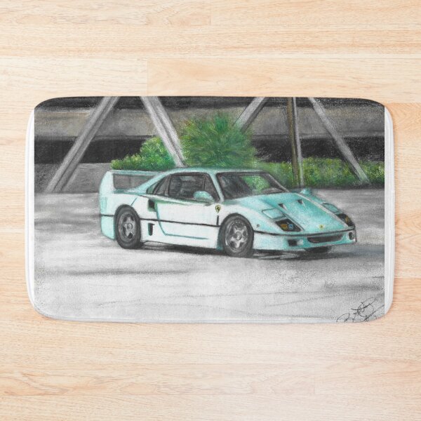 Item preview, 1991 Ferrari F40 "Minty Forty" designed and sold by brittsartvibes.