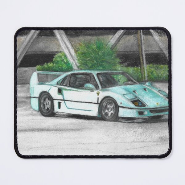 Item preview, 1991 Ferrari F40 "Minty Forty" designed and sold by brittsartvibes.