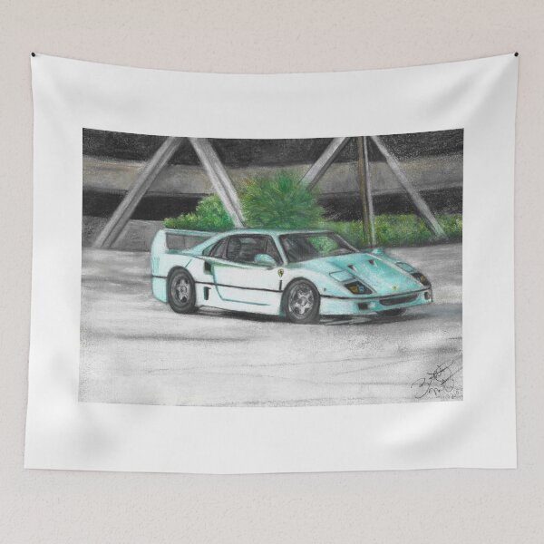 Item preview, Ferrari F40 "Minty Forty" de 1991 designed and sold by brittsartvibes.