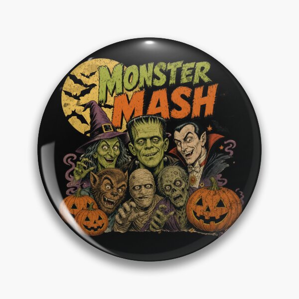 Item preview, Halloween Monsters Vintage Monster Mash designed and sold by Nacho Average Designs.