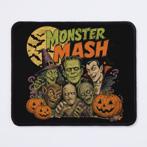 Item preview, Halloween Monsters Vintage Monster Mash designed and sold by Nacho Average Designs.