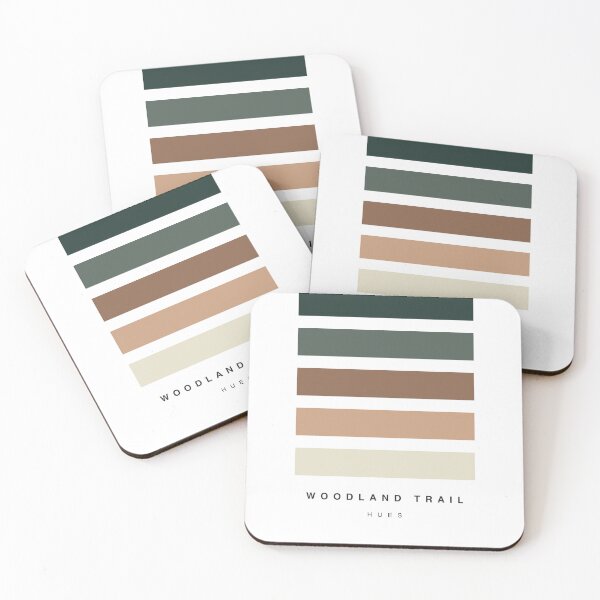 Item preview, ‘Woodland Trail’ Classic Hue Palette designed and sold by The Colourful Game.