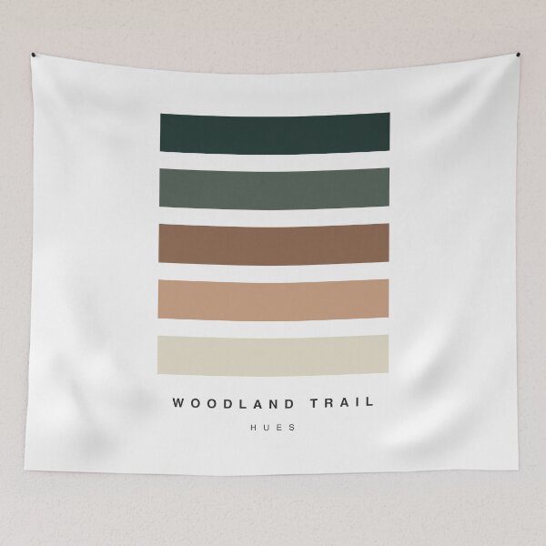 Item preview, ‘Woodland Trail’ Classic Hue Palette designed and sold by The Colourful Game.