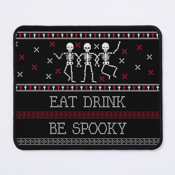Item preview, Eat Drink Be Spooky Skeleton Halloween Ugly Sweater designed and sold by Volt Junkies.