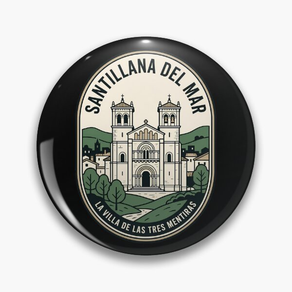 Artikelvorschau, Santillana Del Mar Vintage Reiseemblem Spanien entworfen und verkauft von k3rstman1.
