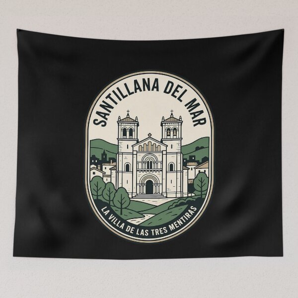 Item preview, Santillana Del Mar Vintage Travel Emblem Spain designed and sold by k3rstman1.