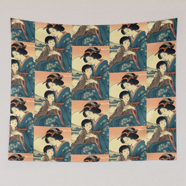 Item preview, Japanese Mother and Son designed and sold by shopnojams.