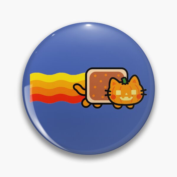 Item preview, Cute Pumpkin Nyan Cat Halloween Retro Internet Meme Y2K Nostalgia designed and sold by TrxshWear.