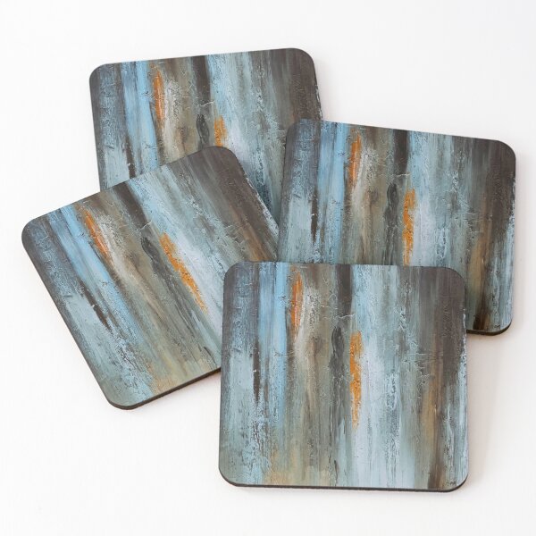 Item preview, Blue Aqua, Earth Tones, And Sienna Brown Abstract  designed and sold by DEC02.