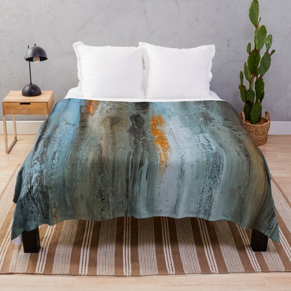 Item preview, Blue Aqua, Earth Tones, And Sienna Brown Abstract designed and sold by DEC02.