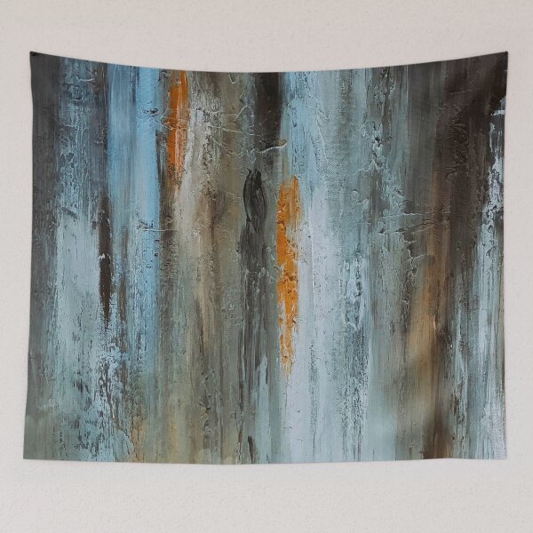 Item preview, Blue Aqua, Earth Tones, And Sienna Brown Abstract  designed and sold by DEC02.