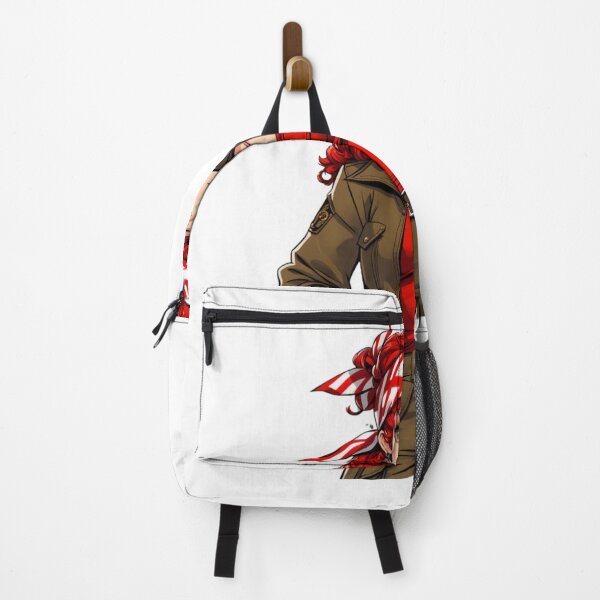 Item preview, Confident red-haired woman wearing explorer outfit with bold determined expression designed and sold by XuxuKemaik.