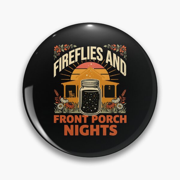 Item preview, Fireflies and Front Porch Nights Floral Mason Jar Rustic Country Aesthetic designed and sold by Redgiant87x.