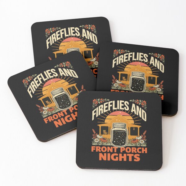 Item preview, Fireflies and Front Porch Nights Floral Mason Jar Rustic Country Aesthetic designed and sold by Redgiant87x.