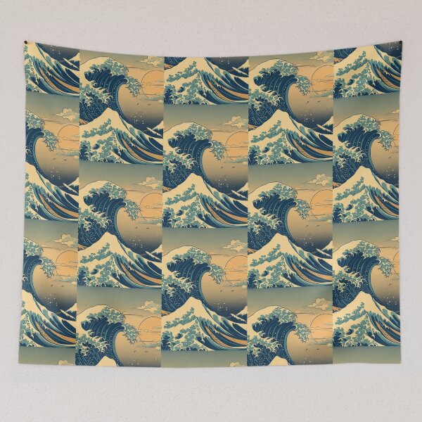 Item preview, Japanese Tsunami designed and sold by shopnojams.