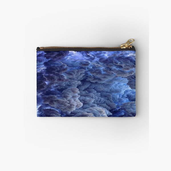 Item preview, The Majestic Fury of the Sky: Storm of Clouds & Lightning - Dramatic Stormy Sky in Blue & Purple designed and sold by RAYBIL.