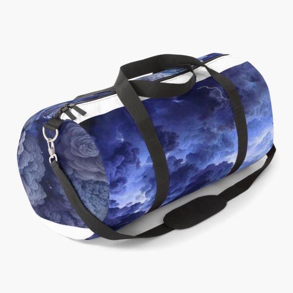 Item preview, The Majestic Fury of the Sky: Storm of Clouds & Lightning - Dramatic Stormy Sky in Blue & Purple designed and sold by RAYBIL.