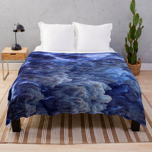 Item preview, The Majestic Fury of the Sky: Storm of Clouds & Lightning - Dramatic Stormy Sky in Blue & Purple designed and sold by RAYBIL.