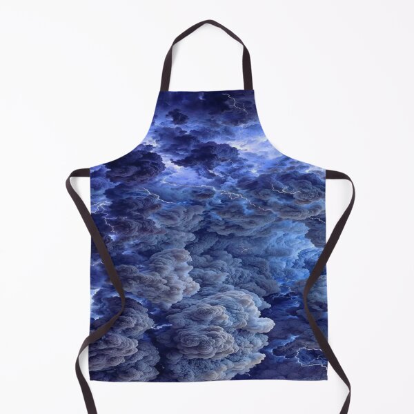 Item preview, The Majestic Fury of the Sky: Storm of Clouds & Lightning - Dramatic Stormy Sky in Blue & Purple designed and sold by RAYBIL.