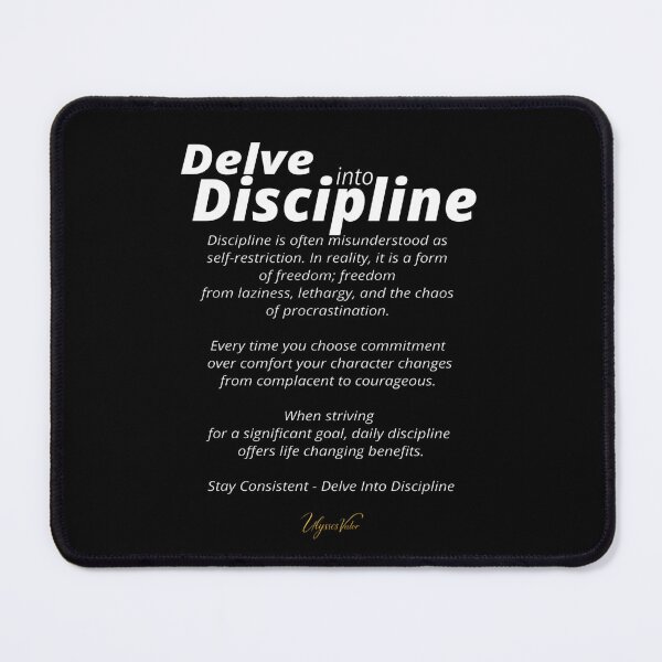 Item preview, Delve into Discipline designed and sold by Ulysses Valor.
