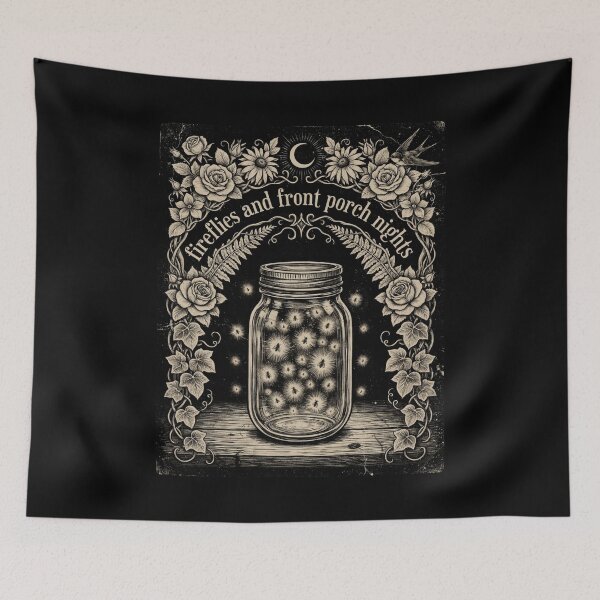 Item preview, Fireflies and Front Porch Nights Nostalgic Vintage Country Summer designed and sold by Redgiant87x.