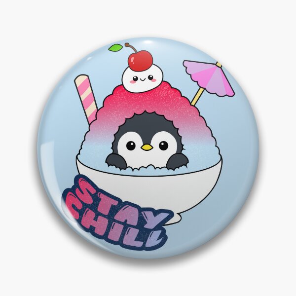 Item preview, Stay Chill kawaii Penguin designed and sold by Randomnessy.